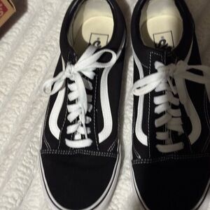 Vans Black and White Classic Shoes